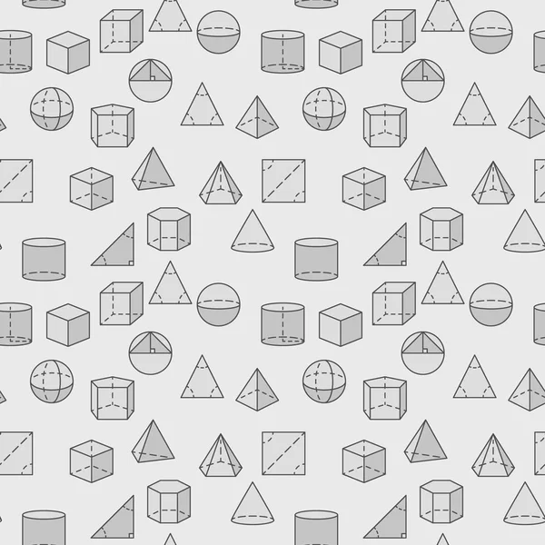 Formas geométricas patrón — Vector de stock