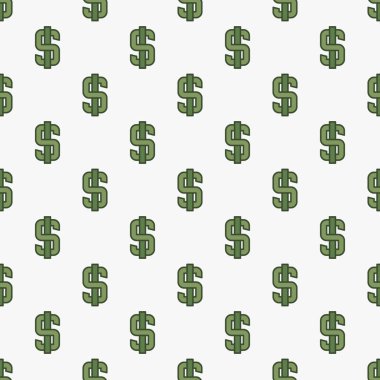 dolar işareti ile Seamless Modeli