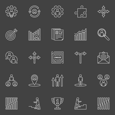 Kariyer anahat simgeleri