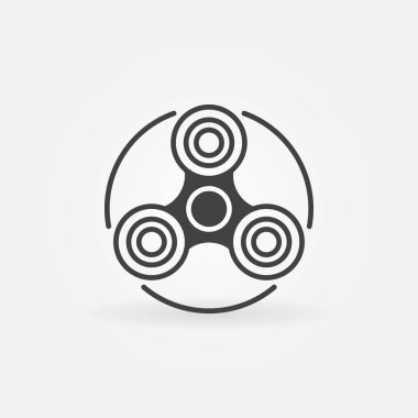 Spinner basit simge kıpır