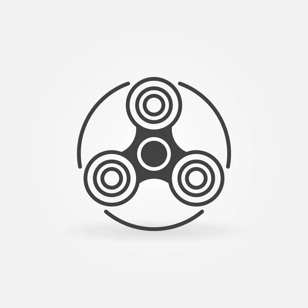 Fidget spinner icono simple — Vector de stock