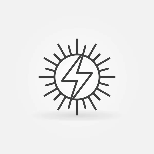 Icono del concepto Sun — Archivo Imágenes Vectoriales