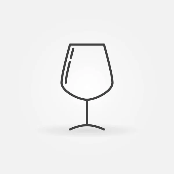 葡萄酒杯简单图标 — 图库矢量图片