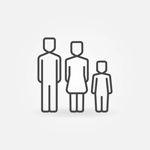 Familia icono simple — Archivo Imágenes Vectoriales