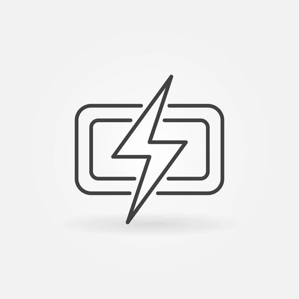 Lightning vector icon — Stock Vector