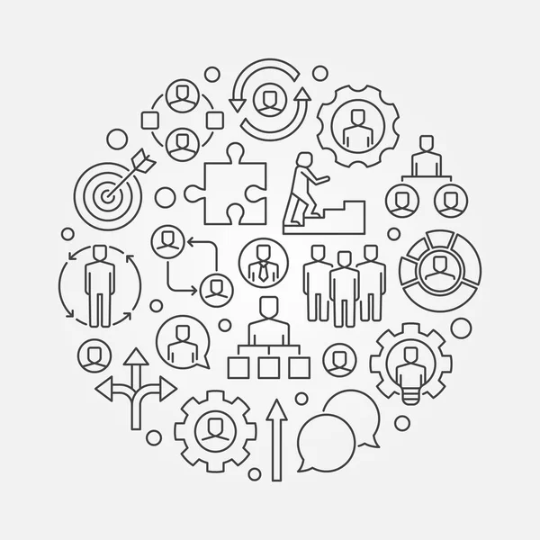 İş ve kariyer illüstrasyon