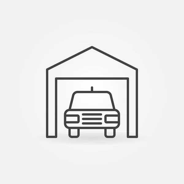 Автомобіль гараж значок — стоковий вектор