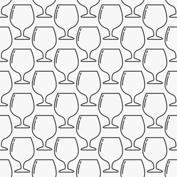 Şarap veya konyak cam en az desenli