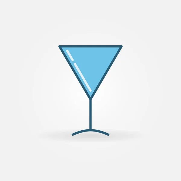 Коктейль Martini скляна барвиста ікона — стоковий вектор