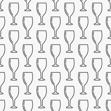 Şarap kadehi seamless modeli