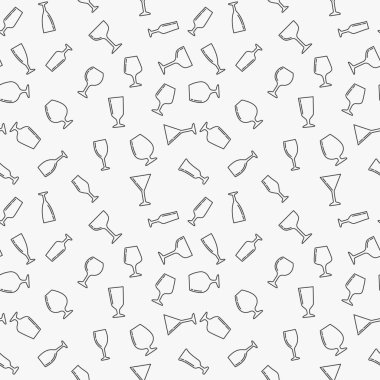 En az şarap bardakları desen
