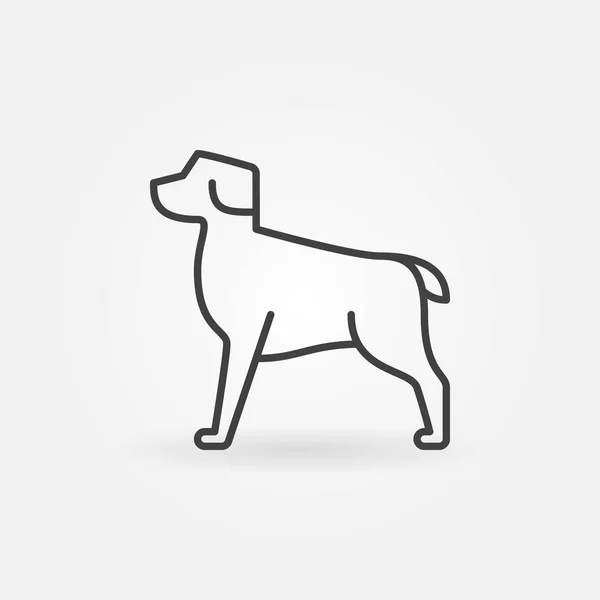 Pes moderní vektorové ikony — Stockový vektor