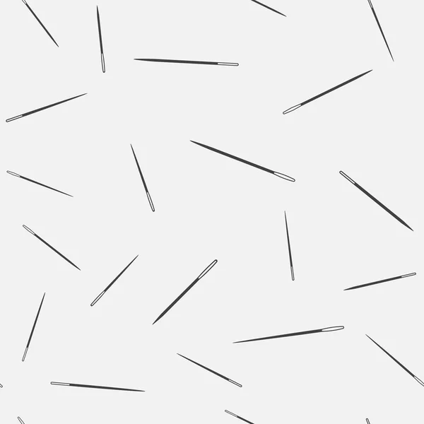 Aiguille vecteur motif simple sans couture — Image vectorielle