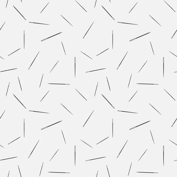 Aiguille à coudre vecteur motif simple sans couture — Image vectorielle