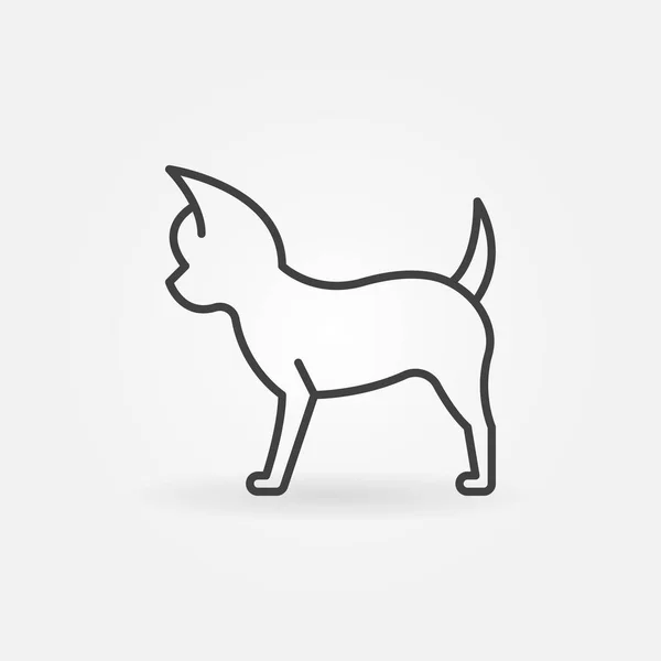 Kleines Hundevektorsymbol — Stockvektor