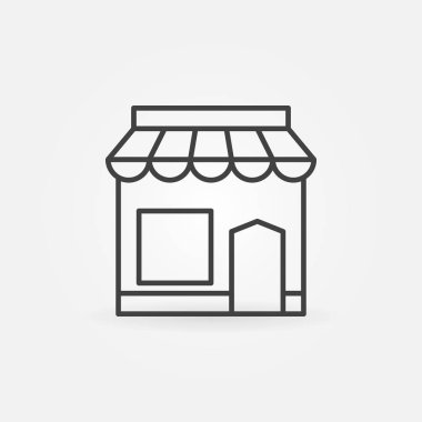 Cafe vektör kavramı kutsal kişilerin resmi içinde ince çizgi stili oluşturma