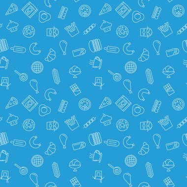 Abur cubur mavi model. Vektör sorunsuz doku