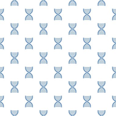 Deoksiribonükleik asit vektör seamless modeli. DNA arka plan