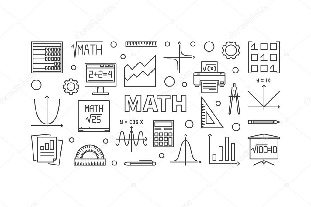 horizontal lines in math illustrations horizontal lines in math illustrations