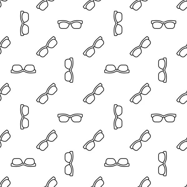 Bezproblémové lineární brýle vzor nebo textury — Stockový vektor