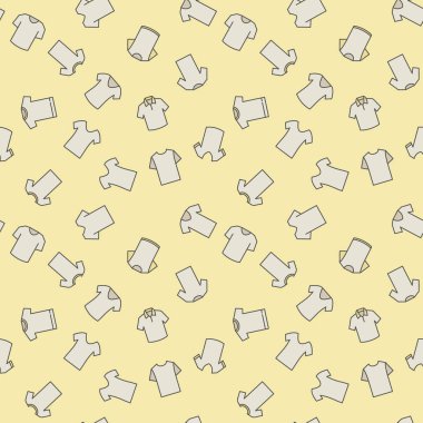 Sorunsuz vektör T-shirt desen