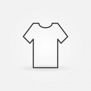 Vektör T-shirt en az simgesini veya tasarım öğesi