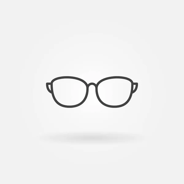 Okulary przeciwsłoneczne szkic wektor ikona lub symbol — Wektor stockowy