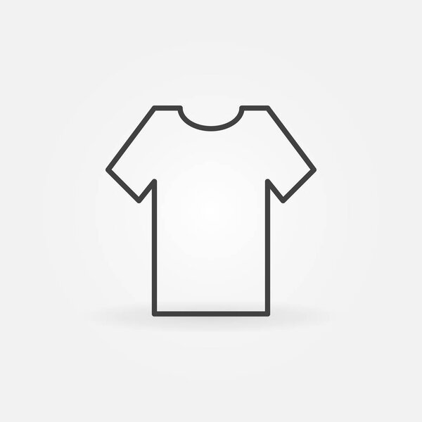 Vector T-shirt minimal icon or design element