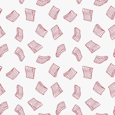 Alabalık filetosu ya da biftek Vektör Lineer desen veya kesintisiz doku