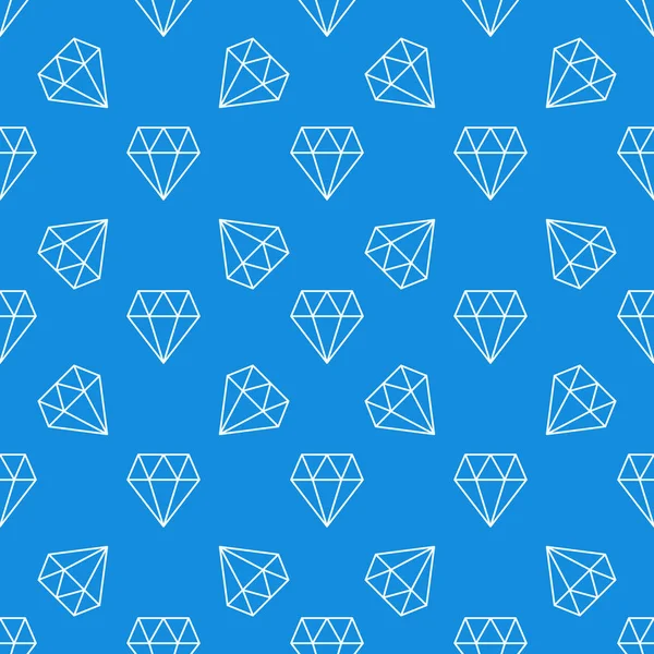 Μπλε διαμάντι χωρίς ραφή πρότυπο. Διάνυσμα φόντο σύγχρονη — Διανυσματικό Αρχείο