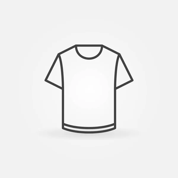 T-shirt liniowe wektor minimalny ikona — Wektor stockowy