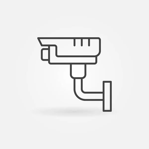 Security surveillance camera Eenvoudige vector-pictogram — Stockvector