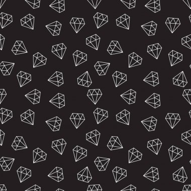 Elmas karanlık rasgele sorunsuz vektör desen veya doku