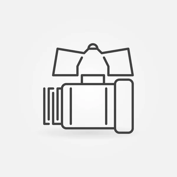 Ball Valve vector concept icon in thin line style — ストックベクタ