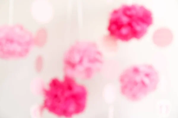 Бумажные цветы на девичнике. Детский душ — стоковое фото