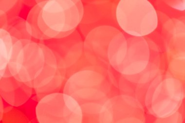 Fantezi soyut fütüristik duoton kırmızı arkaplan pastel bokeh ışıkları ile, metin için ideal kopyalama alanı, yatay, dikey veya pankart için kesilmiş