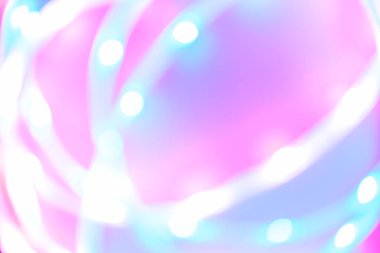 Gelecekçi bulanık neon damlası mavi ve pembe