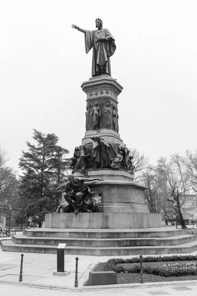 Dante a Trento — Foto Stock