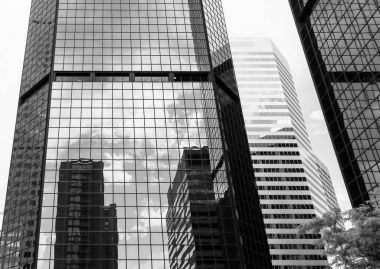 Dünya Ticaret Merkezi Denver tek renkli yansımaları ile