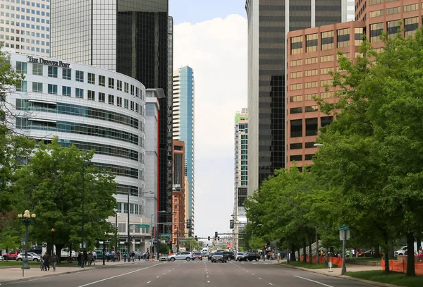 Streets of Downtown Denver — Stock Photo, Image