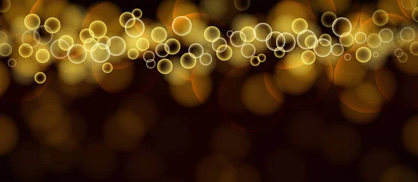 Fondo de fiesta Bokeh abstracto de oro — Vector de stock