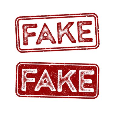 Sıkıntılı vektör damga mühür - sahte