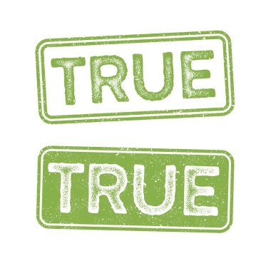 Sıkıntılı vektör damga mühür - True