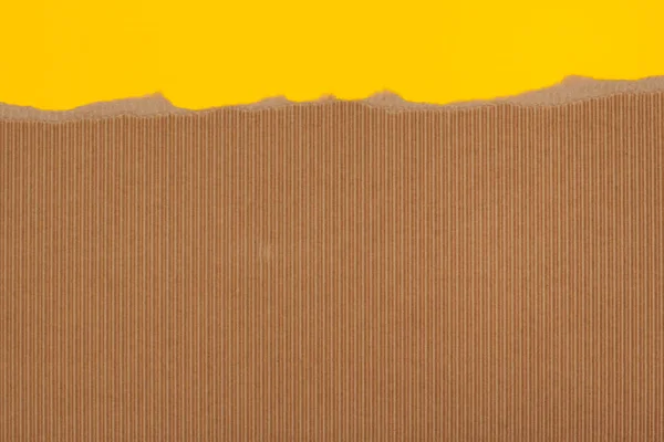 Papierhintergründe, Muster, Gelb / Karton — Stockfoto
