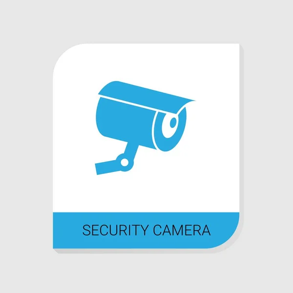 Editable llenado icono de la cámara de seguridad de Casino iconos categoría. Signo de cámara de seguridad vectorial aislado sobre fondo blanco Ilustración de stock
