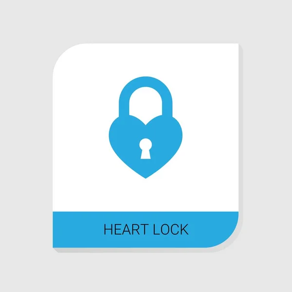 Επεξεργάσιμο γεμάτο εικονίδιο κλειδώματος καρδιάς από την κατηγορία εικονίδια Ημέρα του Αγίου Βαλεντίνου. Μεμονωμένο διανυσματικό σήμα κλειδώματος καρδιάς σε λευκό φόντο — Διανυσματικό Αρχείο