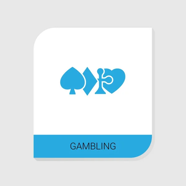 Editable llenado icono de juego de la categoría de iconos de Casino. Signo de juego vectorial aislado sobre fondo blanco — Archivo Imágenes Vectoriales
