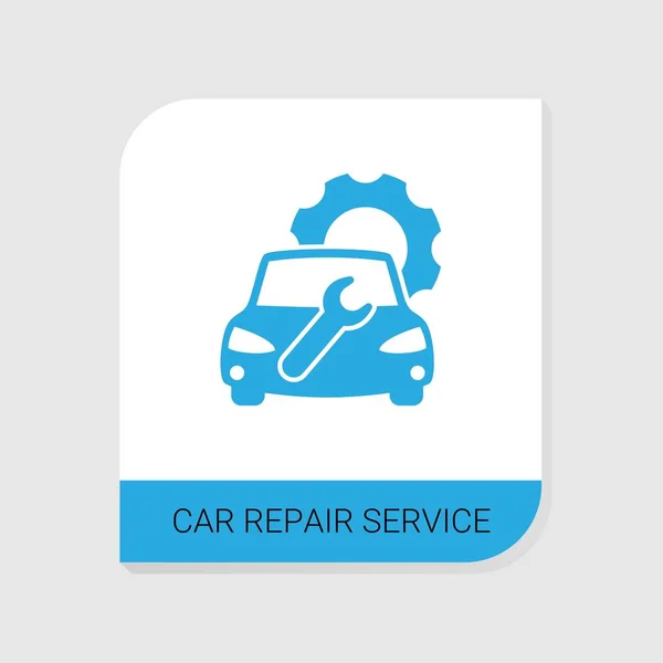 Editable filled Car repair service icon from Services icons category. Isolated vector Car repair service sign on white background — 图库矢量图片