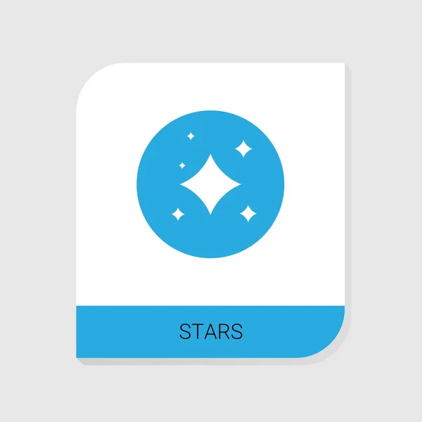 Ícone de estrelas preenchidas editável da categoria de ícones de exploração espacial. Sinal de estrelas vetoriais isoladas no fundo branco — Vetor de Stock