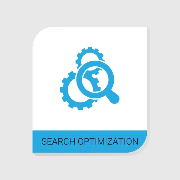 Editable filled Icona di ottimizzazione della ricerca dalla categoria Icone di ottimizzazione dei motori di ricerca. Vettore isolato Segno di ottimizzazione della ricerca su sfondo bianco — Vettoriale Stock